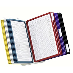 Демосистема настольная Durable Vario Desk Unit, 20 демопанелей, табуляторы, метал, ПВХ