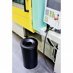 Корзина для мусора Durable Safe с противопожарной крышкой, 60 литров, 662 x 375 мм, сталь