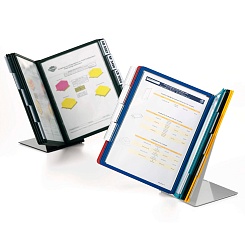 Демосистема настольная Durable Vario Desk Unit, 10 демопанелей, табуляторы, А4
