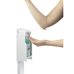 Стойка-дезинфектор Durable, напольная, 270 х 1384 х 289 мм, сталь