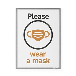 Рамка информационная Durable Duraframe, фиксация на основе статики, А4