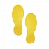 Знак самоклеящийся Durable Нога, напольный, 90 х 0.7 х 240 мм, 5 пар