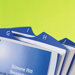 Визитница настольная вращающаяся Durable Visifix, до 200 карточек, 21.5 x 12.0 x 18.5 мм, пластик