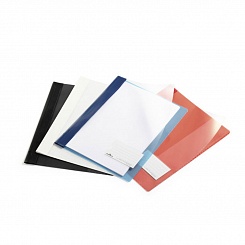 Папка - скоросшиватель для документов Durable, с карманом для маркировки, А4+, плотный ПВХ