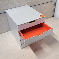 Бокс для документов Durable Varicolor Mix, А4, С4, Folio и Letter, 5 выдвижных ящиков, ABS-пластик