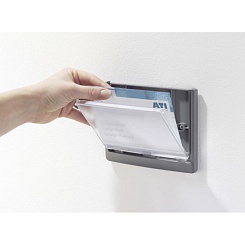 Табличка информационная настенная Durable Click Sign, 149 x 148.5 мм, пластик