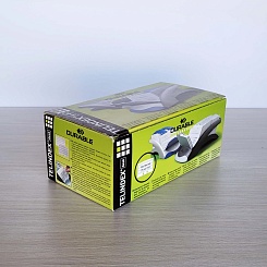 Подставка для визиток настольная Durable Telindex Desk, 500 карточек, разделитель A-Z, 24.5 x 6.7 см