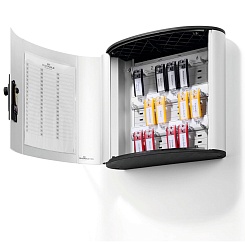 Ключница металлическая настенная Durable Key Box Code, на 18 брелоков, кодовый замок, 302x280х118 мм