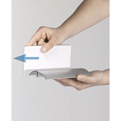 Табличка настольная Durable De Luxe, 61 х 150 мм, акрил/алюминий