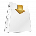Файл с перфорацией расширяющийся Durable Maxi, 180 мкм, А4, полипропилен, матовый