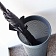 Подставка для зонтов Durable, с перфорацией, 28.5 литров, 620 x 260 мм, эпоксидное покрытие, сталь