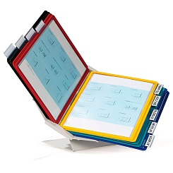 Демосистема настольная Durable Vario Display System Pro, 10 демопанелей, табуляторы, А4