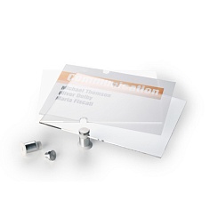 Табличка информационная настенная Durable Crystal Sign, 210 x 148 мм, акриловое стекло