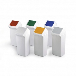 Корзина квадратная для мусора Durable Durabin, 40 литров, 360 x 320 x 592 мм