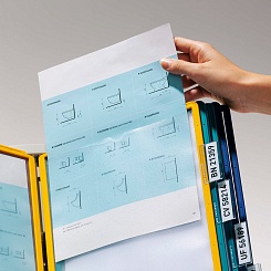 Демосистема настольная Durable Vario Display System Pro, 10 демопанелей, табуляторы, А4