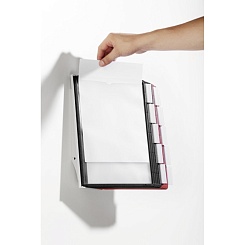 Демосистема настенная Durable Sherpa Display System, перекидная, на 10 демопанелей, 10 табуляторов