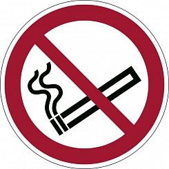 Знак напольный Durable Курение запрещено, самоклеящийся, 430 мм х 0.4 мм