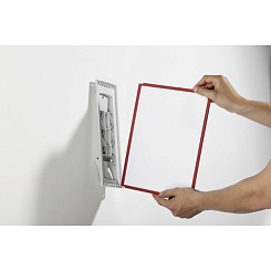 Демосистема настенная Durable Sherpa Display System, перекидная, на 10 демопанелей, 10 табуляторов