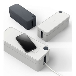 Бокс для проводов на 5 розеток Durable Cavoline, 406 x 139 x 156 мм, пластик