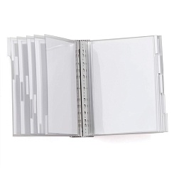 Демосистема настенная Durable Function Safe, перекидная, 10 демопанелей, металл, ПВХ