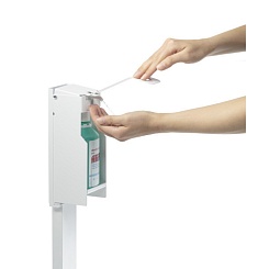 Стойка-дезинфектор Durable, напольная, 270 х 1384 х 289 мм, сталь