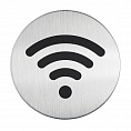 Табличка Wifi Durable, 83 мм, нержавеющая сталь