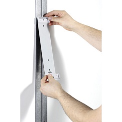 Демосистема настенная Durable Vario Magnet Wall, на магните, перекидная, 10 демопанелей, А4