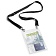 Бейдж на шнурке с безопасным замком Durable Event Badge, вертикальный, А6