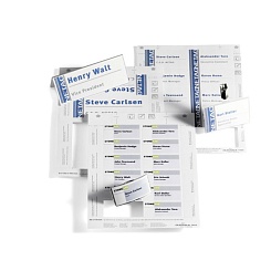 Вкладыши сменные для бейджей Durable Badgemaker, 61 x 150 мм, 40 штук