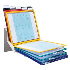 Демосистема настольная Durable Vario Display System Pro, 10 демопанелей, табуляторы, А4