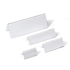 Табличка настольная двусторонняя Durable, 61/122 x 150 мм, акрил
