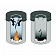 Корзина для мусора Durable Safe с противопожарной крышкой, 30 литров, 510 x 315 мм, сталь