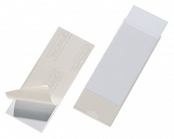 Карман Durable Pocketfix, самоклеящийся, 60 х 150 мм, 10 штук, ПВХ