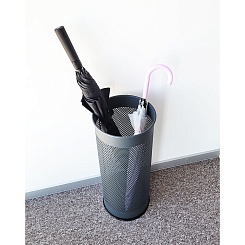 Подставка для зонтов Durable, с перфорацией, 28.5 литров, 620 x 260 мм, эпоксидное покрытие, сталь