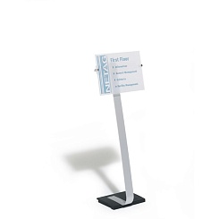 Стенд информационный Durable Crystal Sign, напольный, A3
