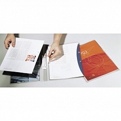 Папка-скоросшиватель для документов Durable, с карманом для маркировки, A4, ПВХ