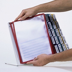 Демосистема настольная Durable Vario Desk Unit, 20 демопанелей, табуляторы, метал, ПВХ