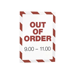 Рамка информационная магнитная Durable Duraframe Magnetic Security, 236 x 323 мм