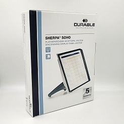 Демосистема настольная Durable Sherpa 5 Soho, 5 демопанелей