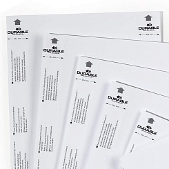 Вкладыши сменные для D4802 Durable Info Sign, 149 x 148.5 мм, 10 штук