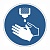 Знак напольный Durable Продезинфицировать руки, съемный, 430 мм х 0.25 мм