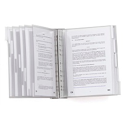 Демосистема настенная Durable Function Safe, перекидная, 10 демопанелей, металл, ПВХ