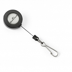 Рулетка с карабином для бейджа или для ключей Durable, шнур 80 см