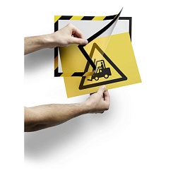 Рамка информационная самоклеящаяся Durable Duraframe Security, A4