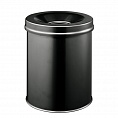 Корзина Durable Safe. для мусора, с противопожарной крышкой, 15 литров, 357 x 260 мм, сталь