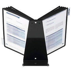 Демосистема настольная Durable Vario Desk Unit, 10 демопанелей, табуляторы, А4