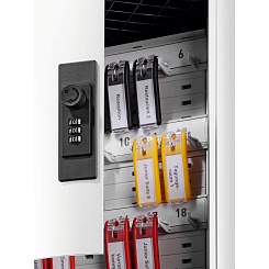 Ключница металлическая настенная Durable Key Box Code, на 18 брелоков, кодовый замок, 302x280х118 мм