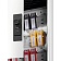 Ключница металлическая настенная Durable Key Box Code, на 18 брелоков, кодовый замок, 302x280х118 мм